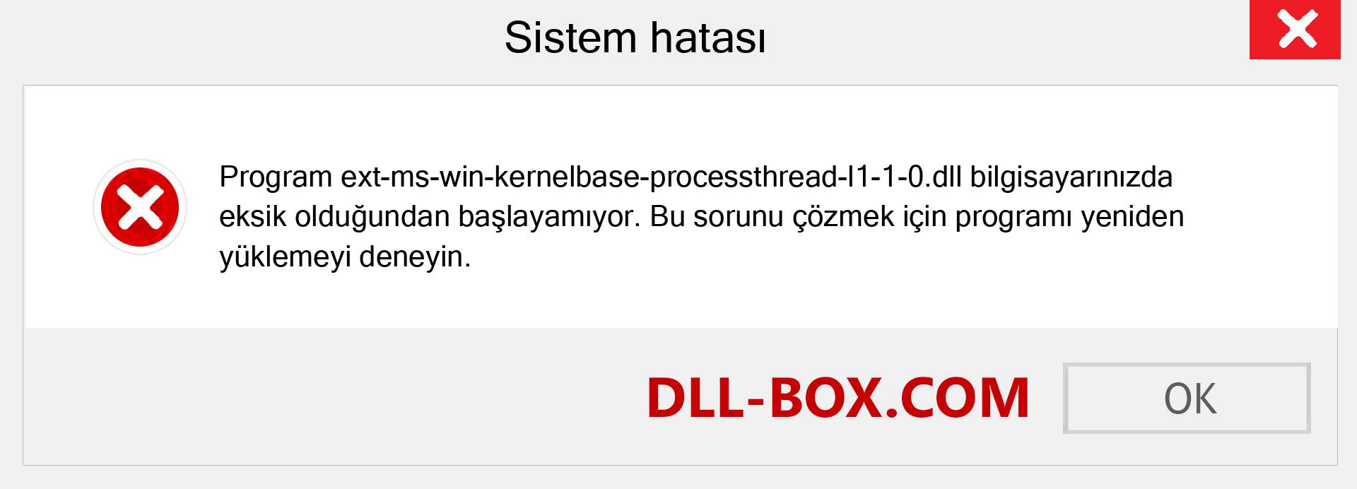 ext-ms-win-kernelbase-processthread-l1-1-0.dll dosyası eksik mi? Windows 7, 8, 10 için İndirin - Windows'ta ext-ms-win-kernelbase-processthread-l1-1-0 dll Eksik Hatasını Düzeltin, fotoğraflar, resimler